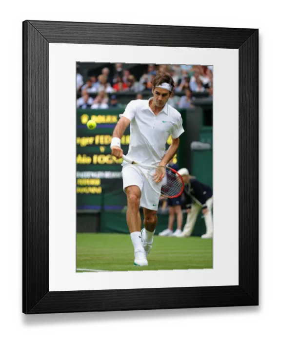 Framed Print : Roger Federer Framed Print : Roger Federer