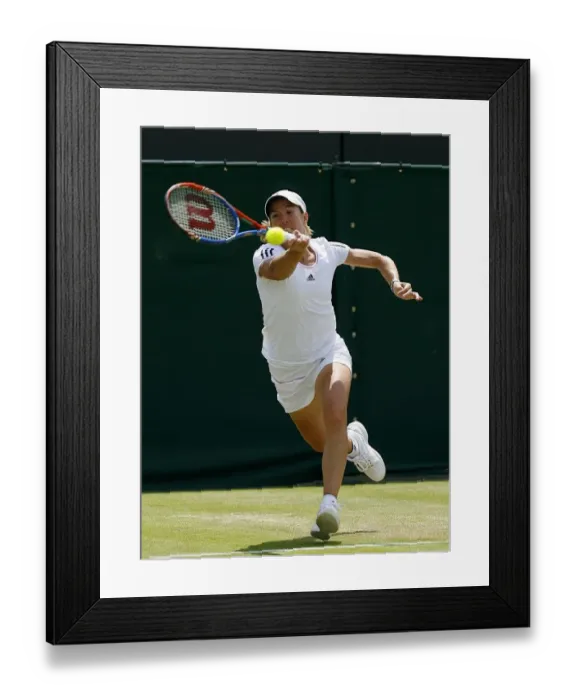 Framed Print : Justine Henin Framed Print : Justine Henin