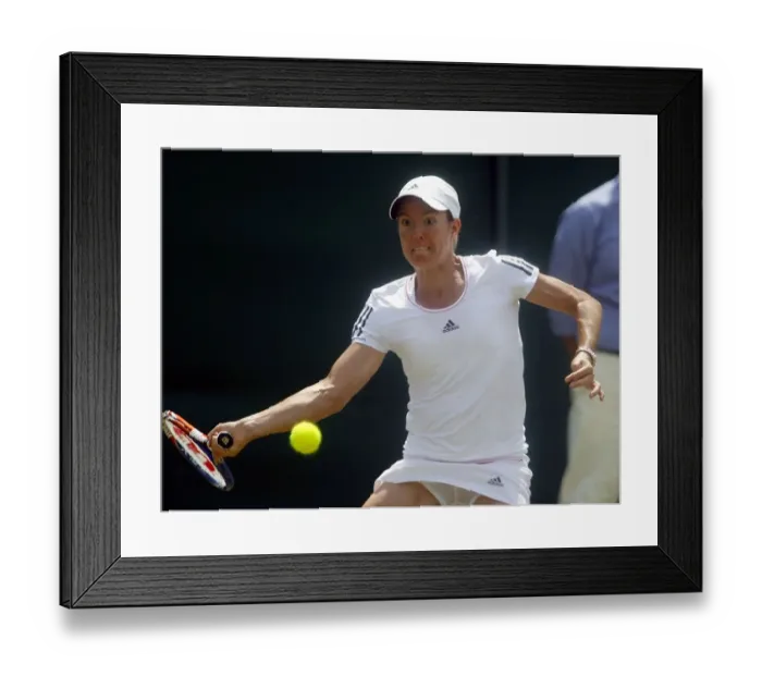 Framed Print : Justine Henin Framed Print : Justine Henin