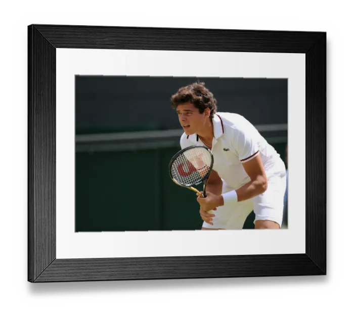Framed Print : Milos Raonic