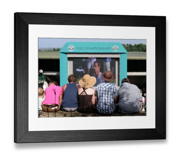 Framed Print : View From Murray Mount Of Court 1 Andy Murray V Ivo Karlovic Framed Print : View From Murray Mount Of Court 1 Andy Murray V Ivo Karlovic