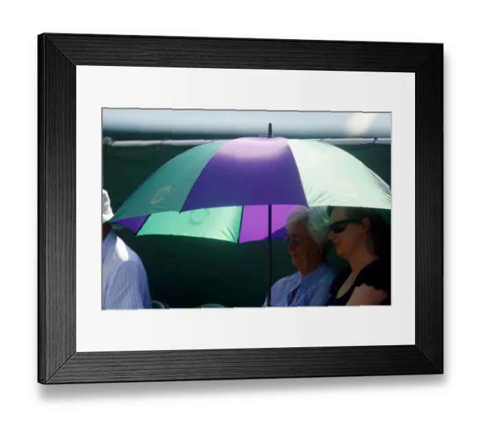 Framed Print : Wimbledon Umbrella Framed Print : Wimbledon Umbrella