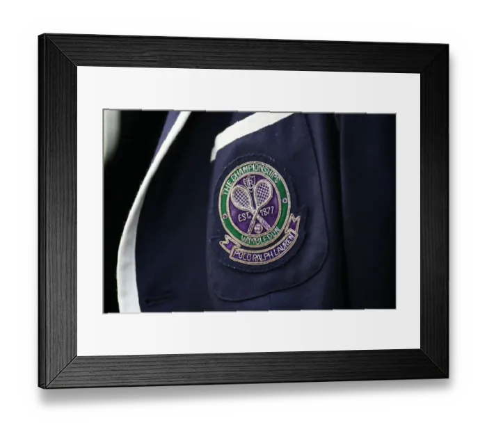 Framed Print : Wimbledon Badge Framed Print : Wimbledon Badge