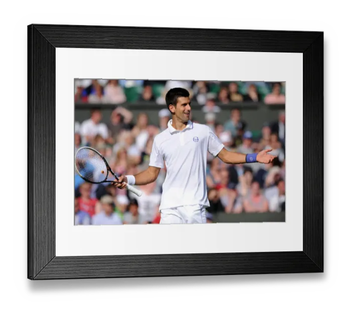Framed Print : Novak Djokovic Framed Print : Novak Djokovic