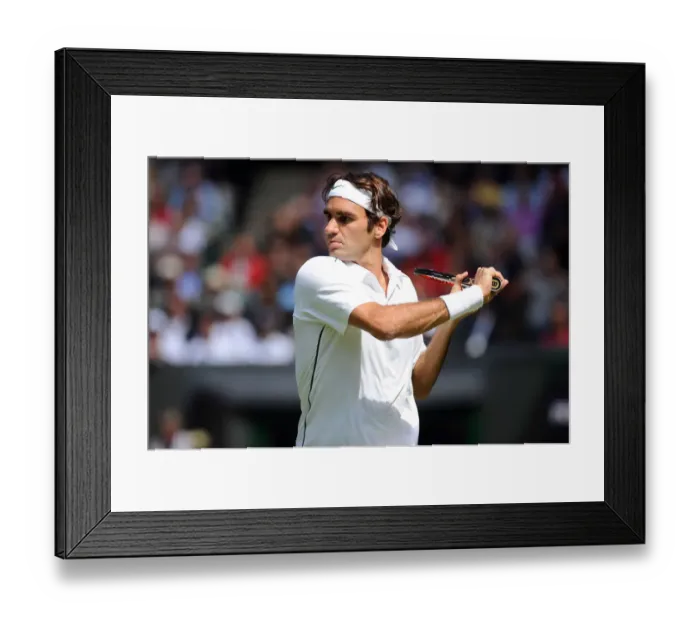 Framed Print : Roger Federer Framed Print : Roger Federer