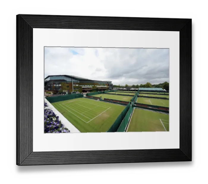 Framed Print : Centre Court And Outside Courts Framed Print : Centre Court And Outside Courts