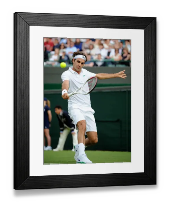Framed Print : Roger Federer