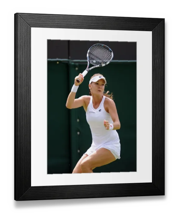 Framed Print : Agnieszka Radwanska Framed Print : Agnieszka Radwanska