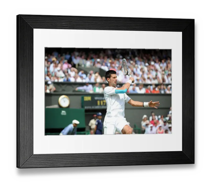 Framed Print : Novak Djokovic Framed Print : Novak Djokovic