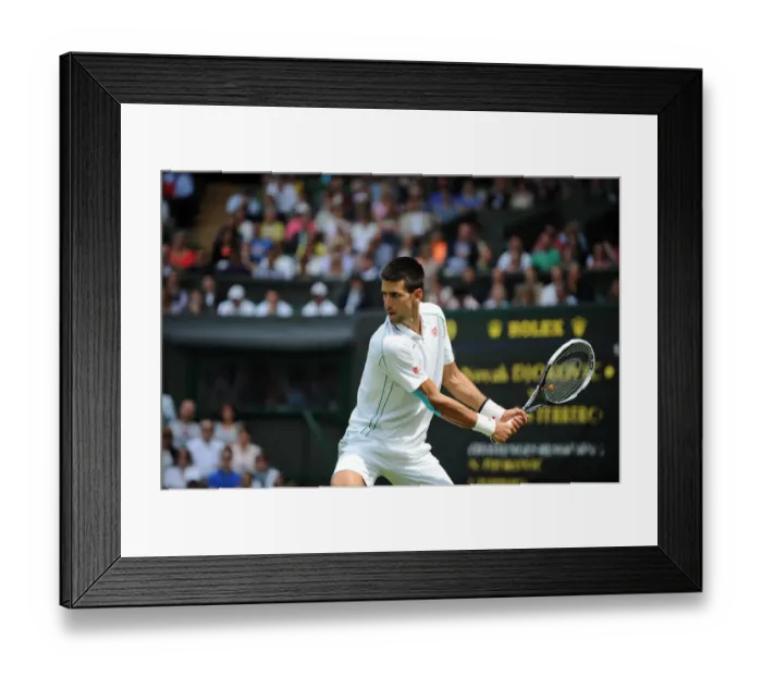 Framed Print : Novak Djokovic Framed Print : Novak Djokovic