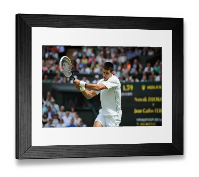 Framed Print : Novak Djokovic Framed Print : Novak Djokovic