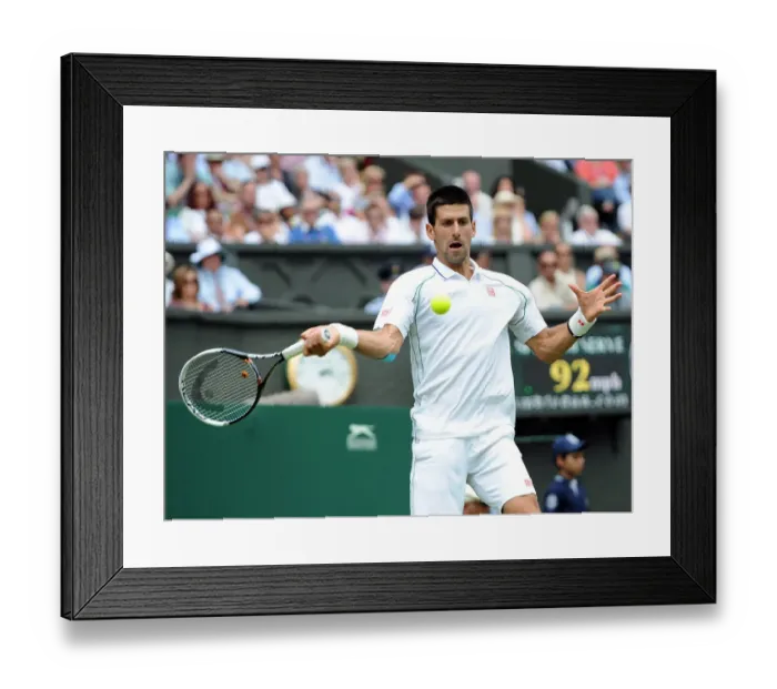 Framed Print : Novak Djokovic Framed Print : Novak Djokovic