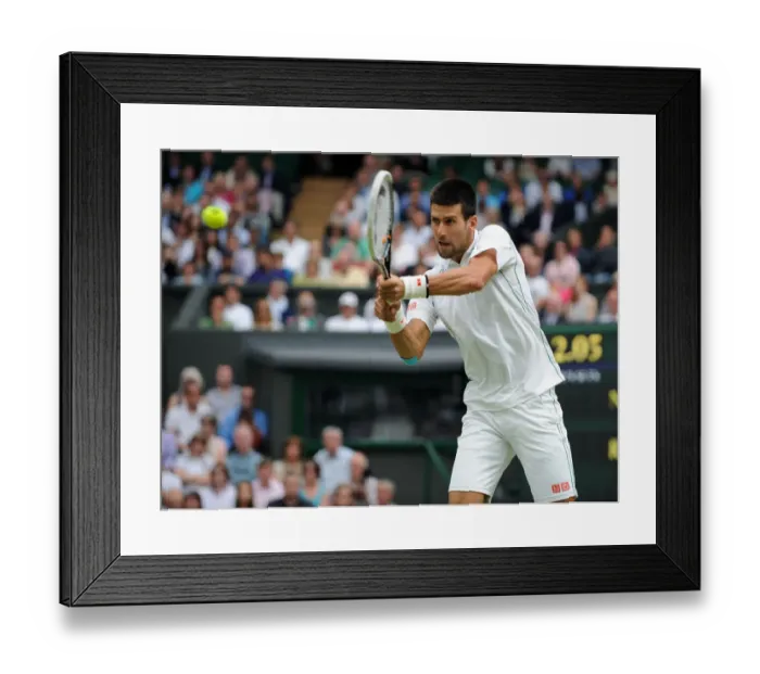 Framed Print : Novak Djokovic Framed Print : Novak Djokovic