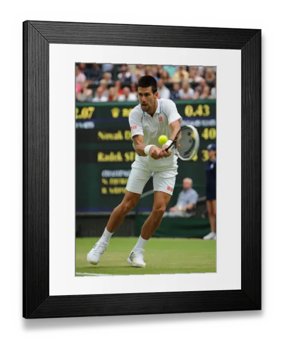 Framed Print : Novak Djokovic