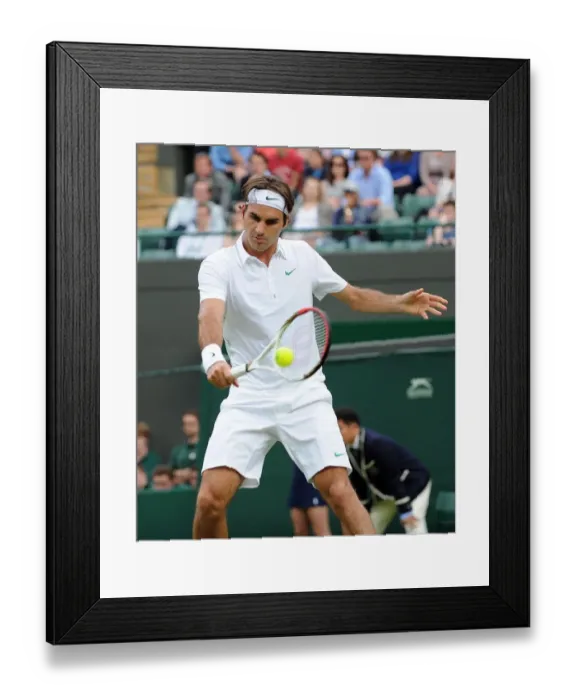 Framed Print : Roger Federer