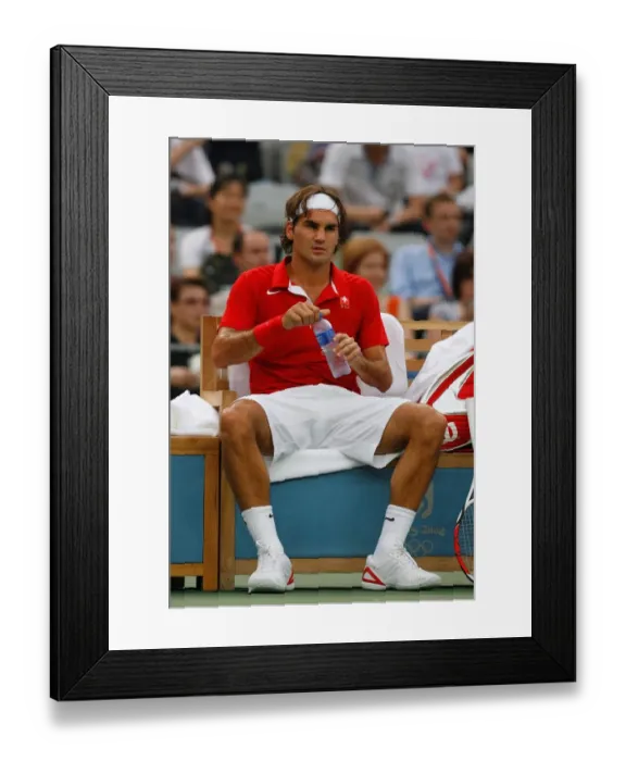 Framed Print : Roger Federer Framed Print : Roger Federer