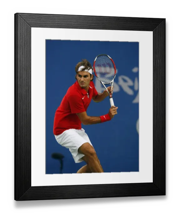 Framed Print : Roger Federer Framed Print : Roger Federer