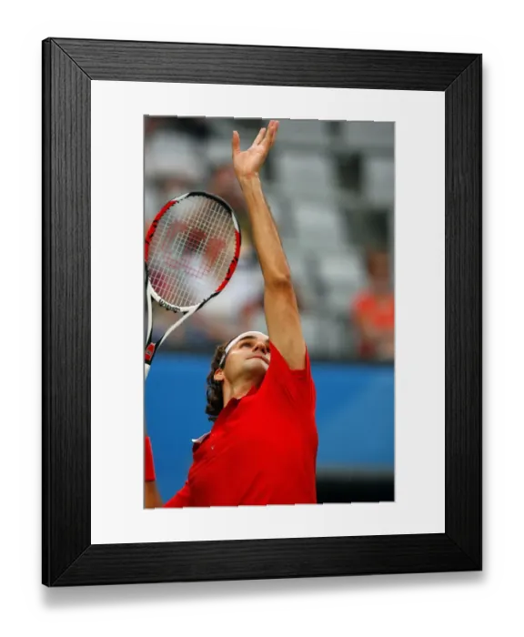 Framed Print : Roger Federer Framed Print : Roger Federer