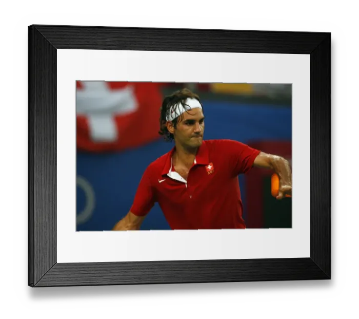 Framed Print : Roger Federer Framed Print : Roger Federer