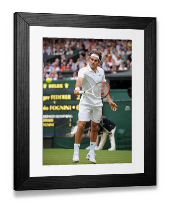 Framed Print : Roger Federer Framed Print : Roger Federer