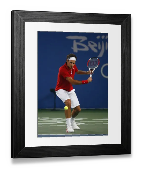 Framed Print : Roger Federer Framed Print : Roger Federer