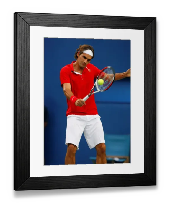 Framed Print : Roger Federer Framed Print : Roger Federer
