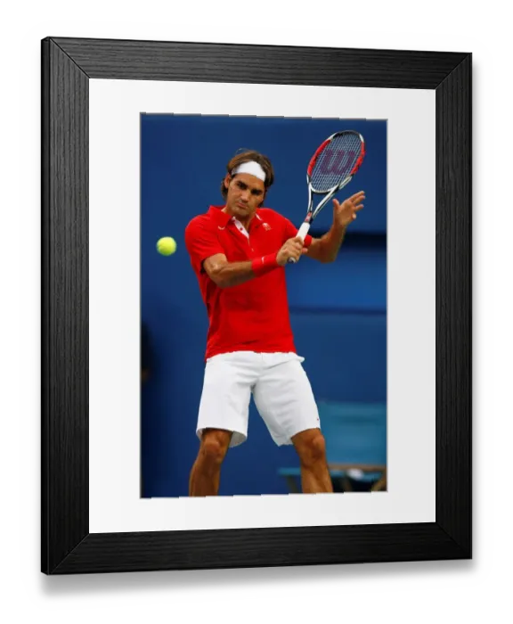 Framed Print : Roger Federer Framed Print : Roger Federer