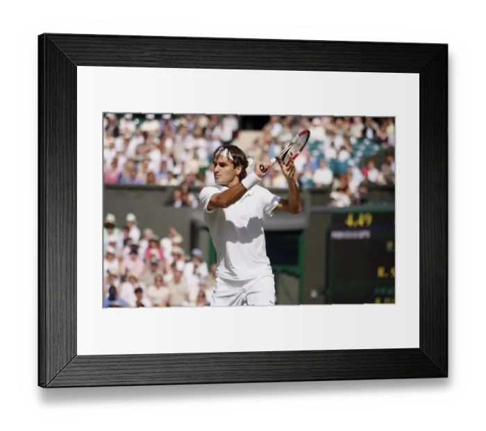 Framed Print : Roger Federer