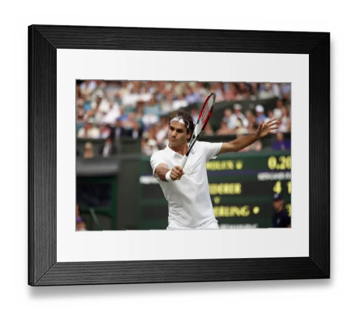 Framed Print : Roger Federer Framed Print : Roger Federer