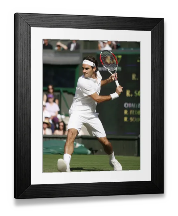 Framed Print : Roger Federer Framed Print : Roger Federer