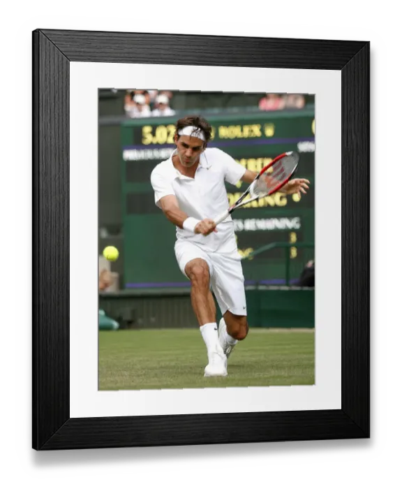 Framed Print : Roger Federer Framed Print : Roger Federer