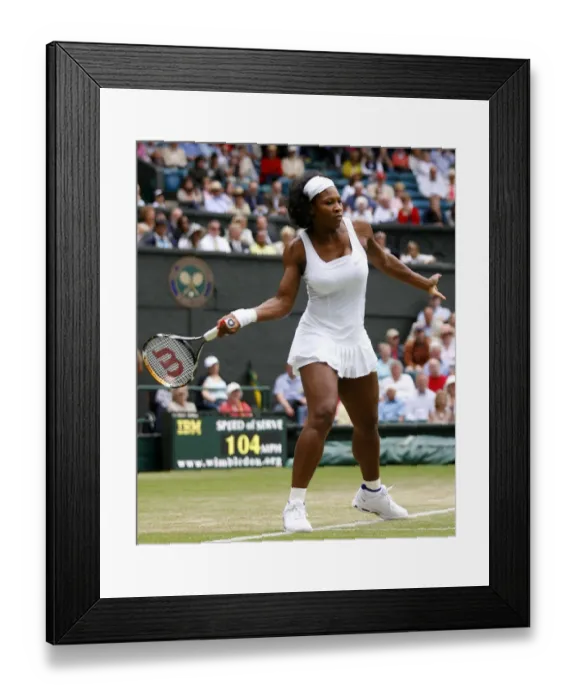 Framed Print : Serena Williams