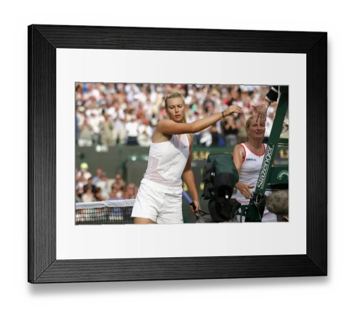 Framed Print : Maria Sharapova & Alla Kudryavtseva