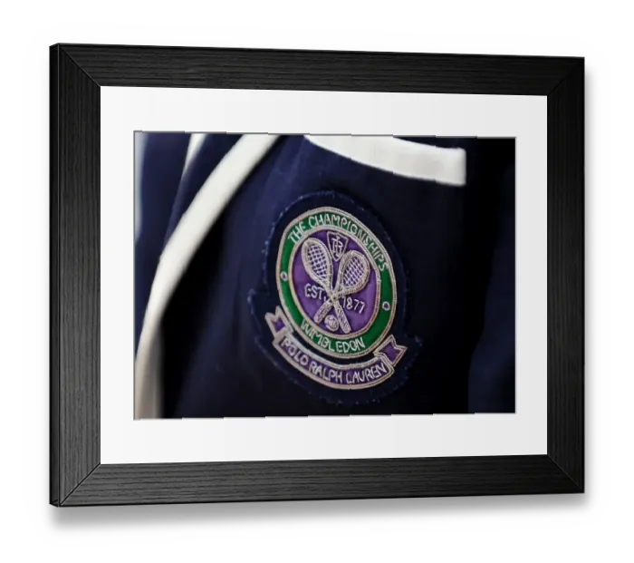 Framed Print : Line Judge Jacket Badge Framed Print : Line Judge Jacket Badge