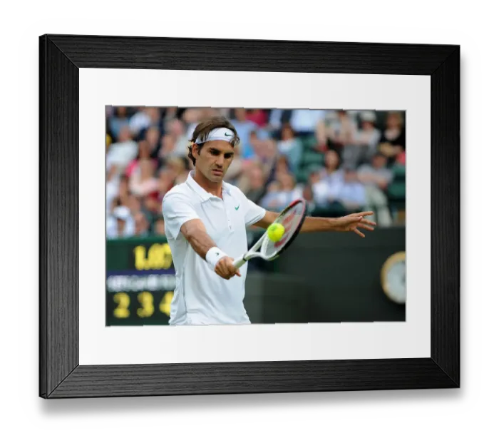 Framed Print : Roger Federer