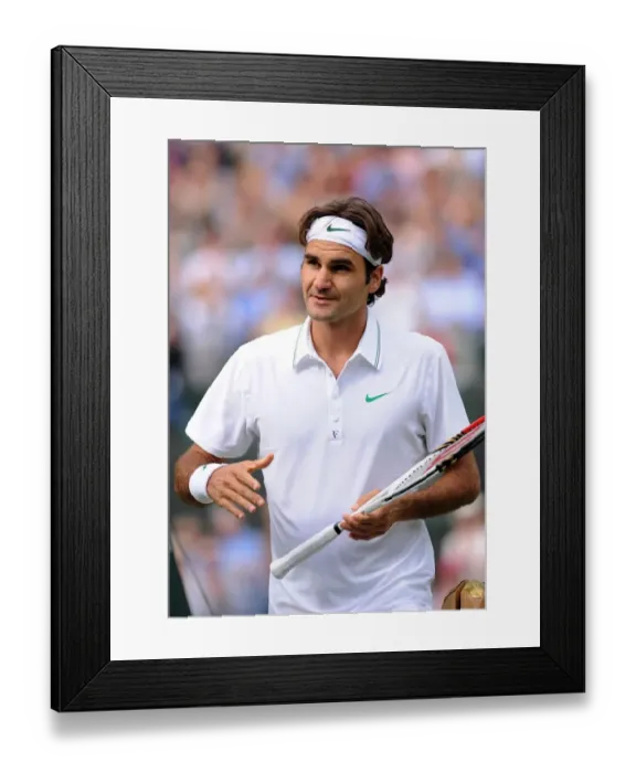 Framed Print : Roger Federer Framed Print : Roger Federer