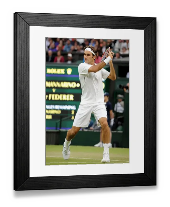Framed Print : Roger Federer Framed Print : Roger Federer