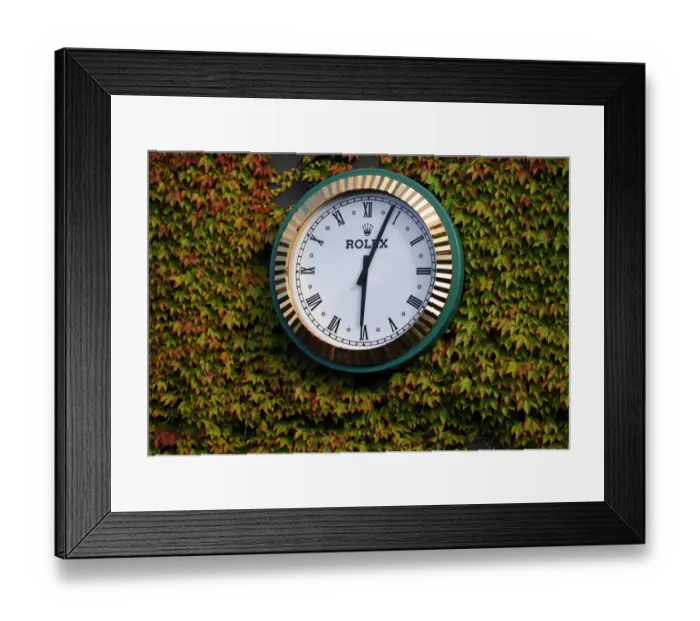 Framed Print : Rolex Cenyre Court Clock Framed Print : Rolex Cenyre Court Clock