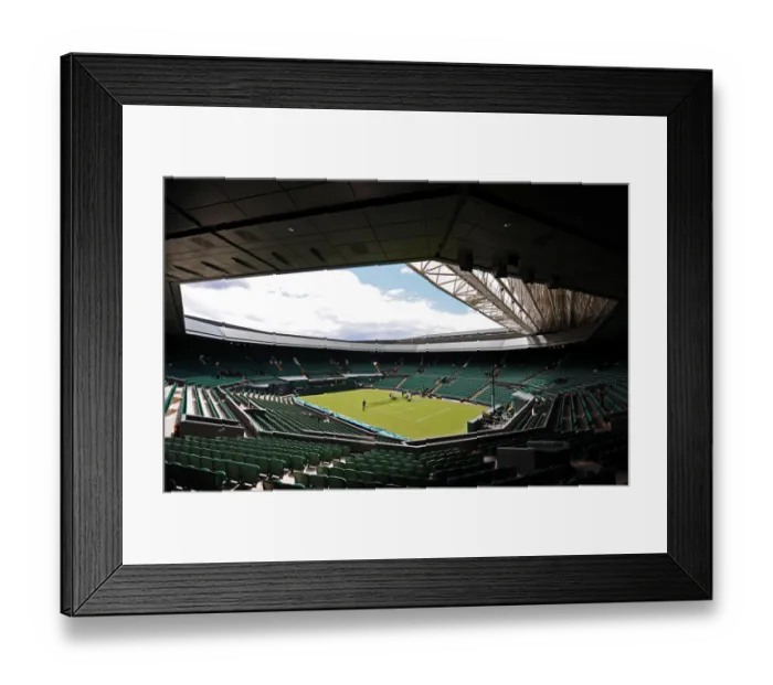 Framed Print : Centre Court & Roof
