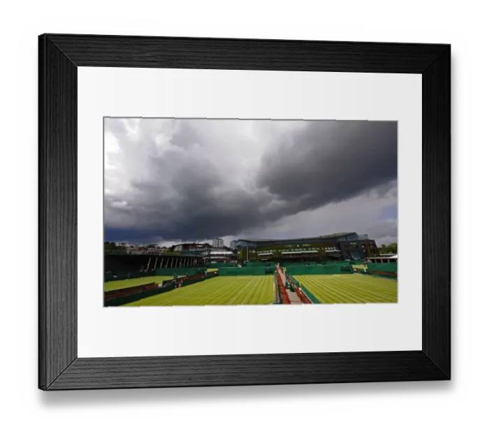 Framed Print : Storm Clouds Over Centre Court Framed Print : Storm Clouds Over Centre Court