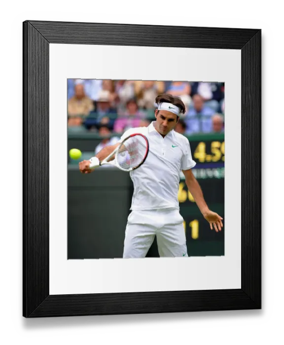 Framed Print : Roger Federer