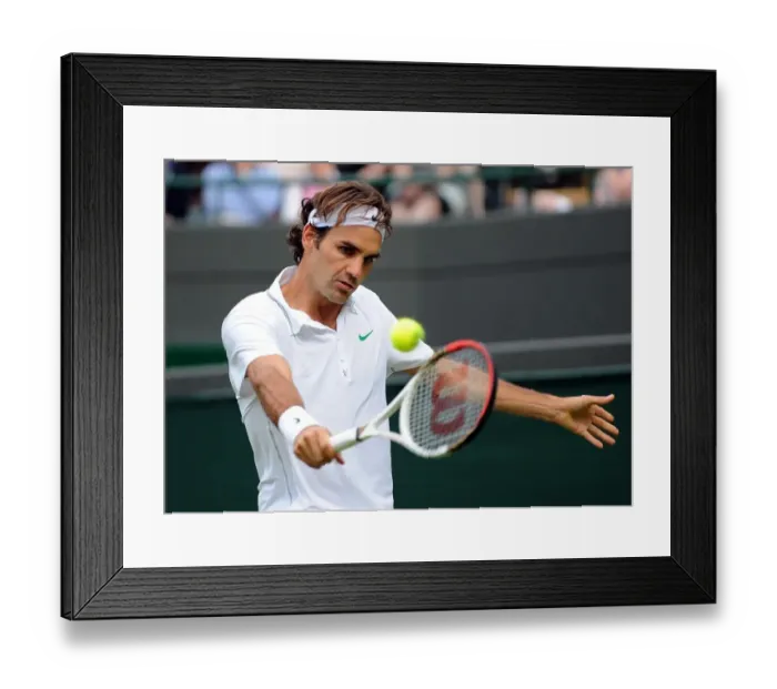 Framed Print : Roger Federer Framed Print : Roger Federer
