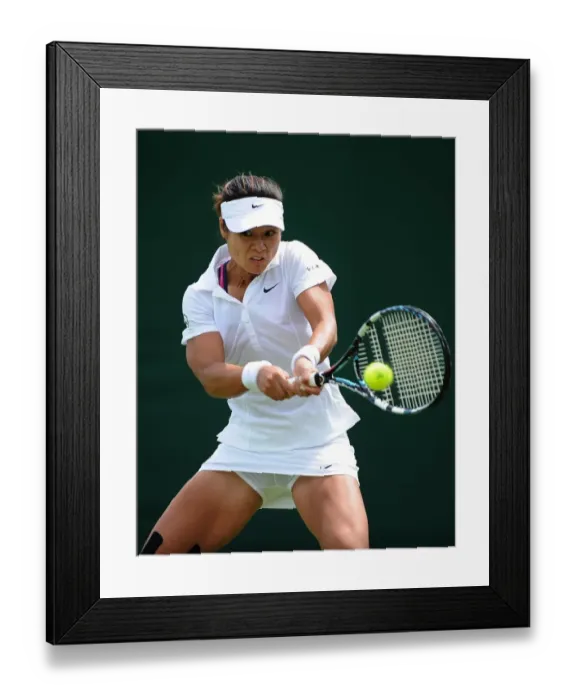 Framed Print : Na Li China The Wimbledon Championships 2012 The All England Tennis Club