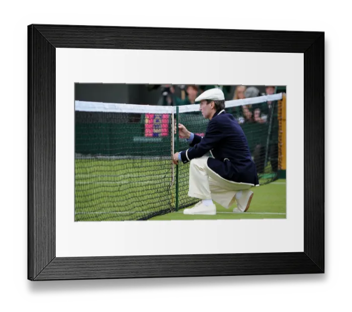 Framed Print : Adjusting Net Height Framed Print : Adjusting Net Height