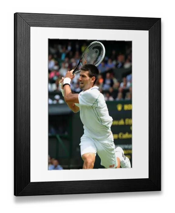Framed Print : Novak Djokovic
