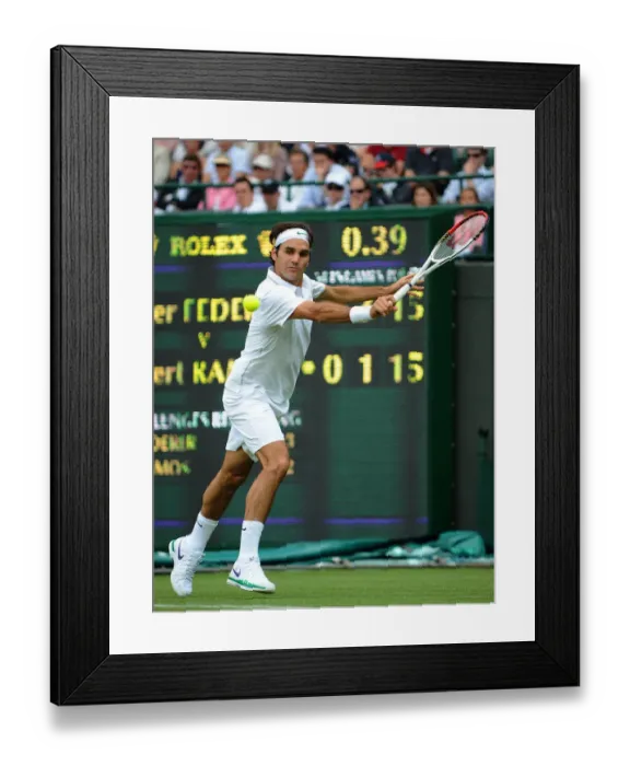 Framed Print : Roger Federer Framed Print : Roger Federer