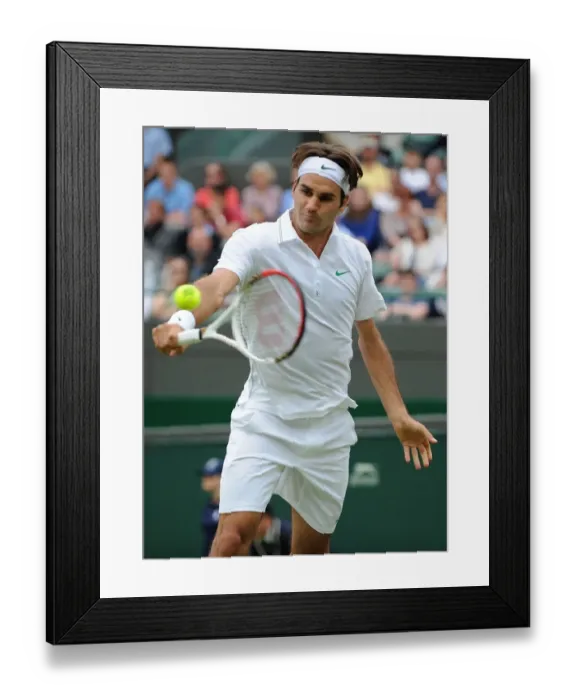 Framed Print : Roger Federer Framed Print : Roger Federer