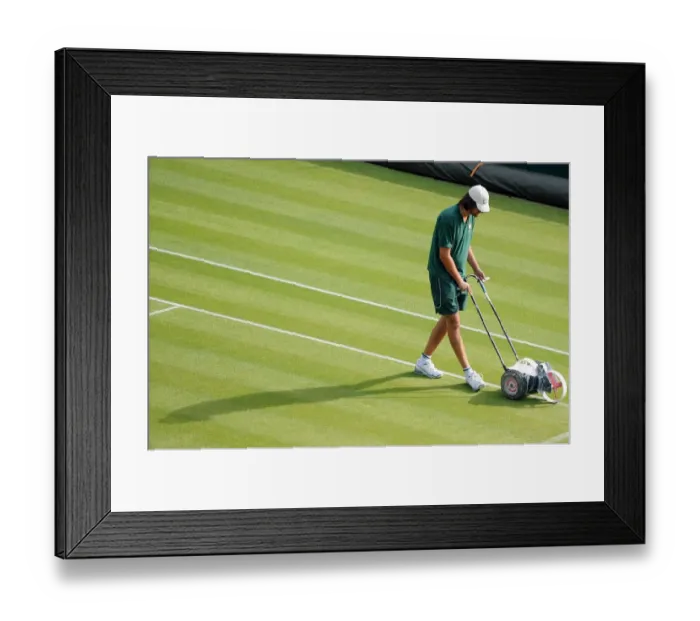 Framed Print : Court Line Painting Framed Print : Court Line Painting