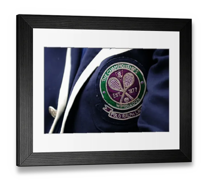 Framed Print : Line Judge Ralph Lauren Blazer & Badge Framed Print : Line Judge Ralph Lauren Blazer & Badge