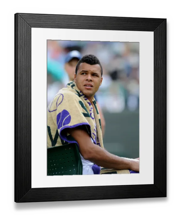 Framed Print : Jo-Wilfried Tsonga Framed Print : Jo-Wilfried Tsonga